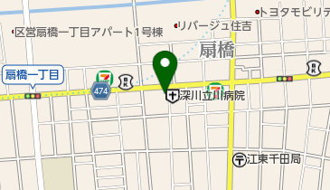 扇橋薬局の地図画像