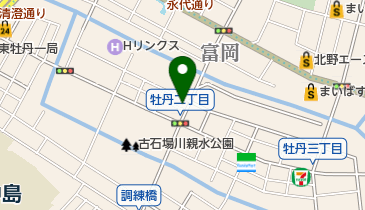 井上理髪店の地図画像
