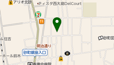 大島理髪店の地図画像