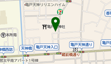 カットスペースタカハシの地図画像