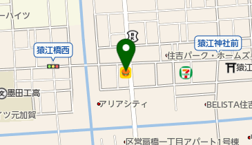 ピザハット 深川店の地図画像