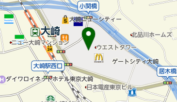 日本石油輸送株式会社の地図画像