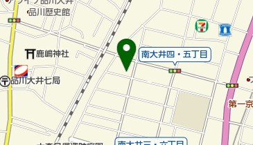 株式会社ケア21 品川の地図画像