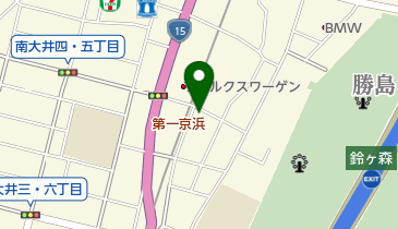 寿いきいきセンター南大井の地図画像