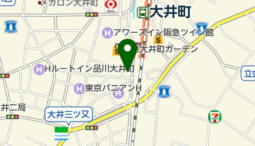 品川スタンプの地図画像