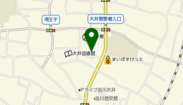 大井バプテスト教会の地図画像