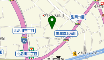 聖書友の会北品川教会の地図画像