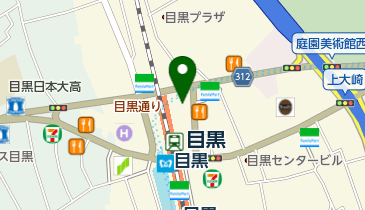 VS28スキンケアスタジオBALIIN目黒の地図画像