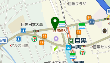 メグロゴルフセンターの地図画像