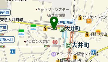 三松大井町店の地図画像