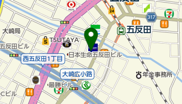 藤屋五反田店の地図画像
