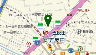 株式会社ティーシーティートライアングルの地図画像