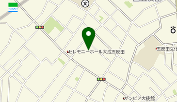 桐ヶ谷斎場の地図画像