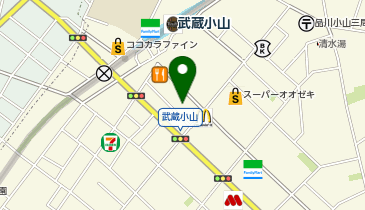 くいしん坊の食卓武蔵小山店の地図画像