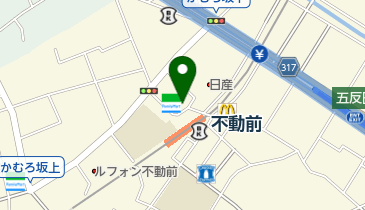 カットサロンウエスト不動前店の地図画像