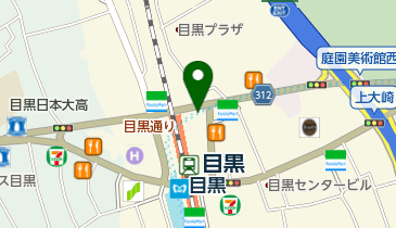 シックヘアー目黒店の地図画像