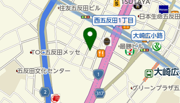 株式会社五反田ホーニングの地図画像