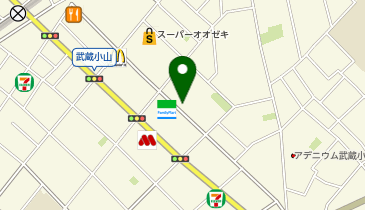ジュエリーツツミ 武蔵小山店の地図画像