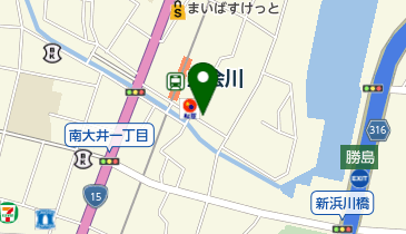 酒井理髪店の地図画像