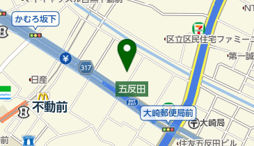 品川区役所 シルバーセンター 西五反田の地図画像