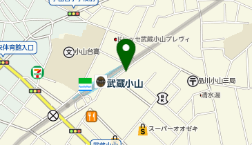 品川区役所 地域センター 荏原第一の地図画像