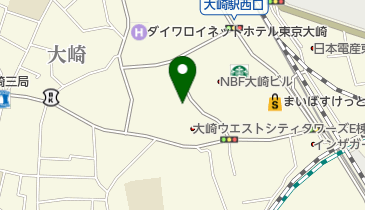 品川区役所 地域センター 大崎第二の地図画像