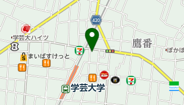 協和マッサージ学芸大学店の地図画像