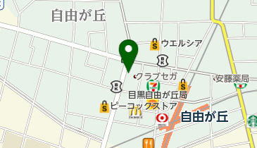ニチイケアセンター自由ヶ丘の地図画像