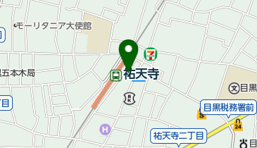 シェーン英会話 祐天寺校の地図画像