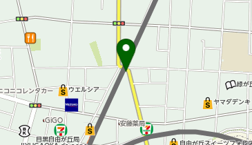 自由ヶ丘ヴァイオリンの地図画像