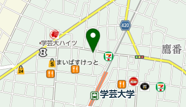 有限会社メトロランドリーの地図画像