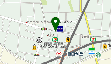みずほ証券株式会社自由が丘支店の地図画像