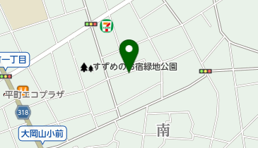 碑文谷八幡宮社務所の地図画像