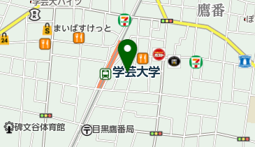 バドミントンショップウエンブレー学芸大学本店の地図画像