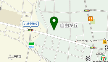 ブリキの如雨露の地図画像