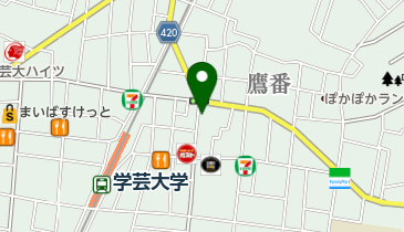 サロン・ド・クープ学芸大店の地図画像