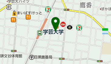 学芸大ホークスの地図画像