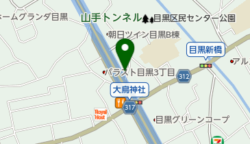 ヒート目黒店の地図画像