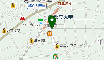 蜂の家 都立大学店の地図画像