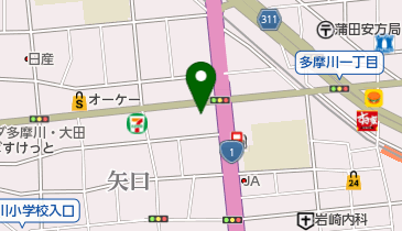 タムラユニフォームの地図画像