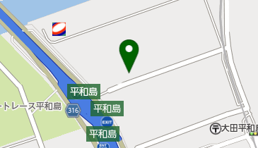 名鉄運輸株式会社京浜支店の地図画像