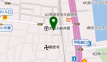 株式会社紅雀の地図画像