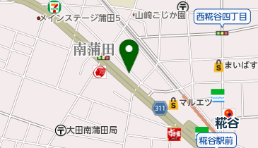 丸由工材株式会社 蒲田営業所の地図画像