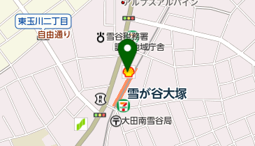 関東礦油株式会社 セルフ雪が谷の地図画像