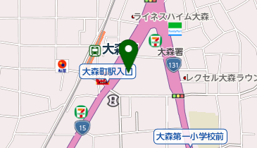 川端屋硝子店の地図画像