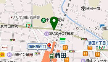 蒲田将棋クラブの地図画像