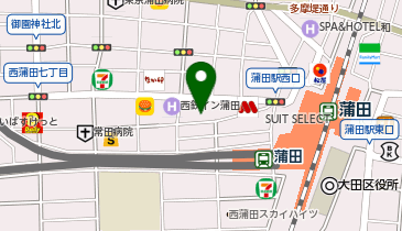 DANCESTUDIOファイブステップの地図画像