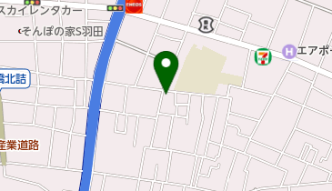 滝沢学院の地図画像