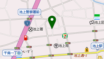 池上珠算学校の地図画像