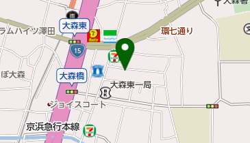 昭和クリーニング店の地図画像